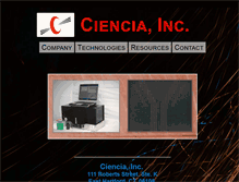 Tablet Screenshot of ciencia.com